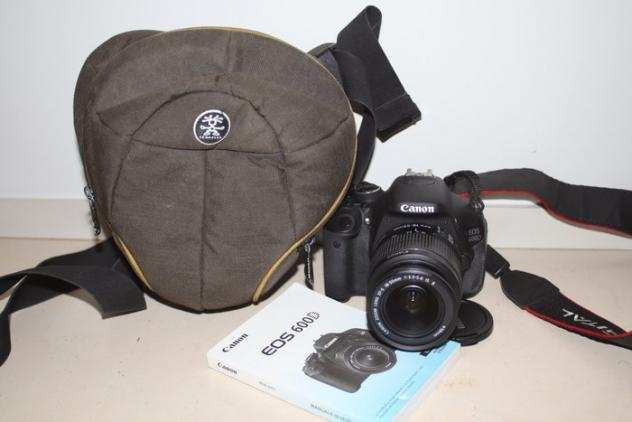 Canon EOS 600D  Lens 18-55mm IS  camera bag (shutter count 3800)  Fotocamera reflex digitale (DSLR)