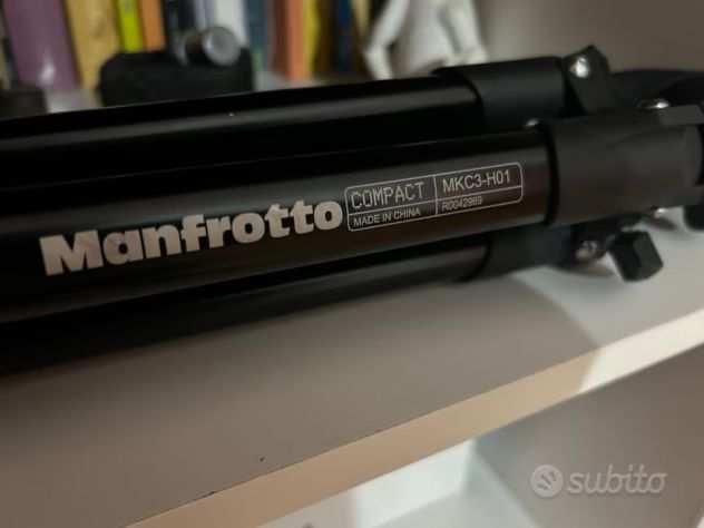 Canon EOS 600D  Manfrotto  obiettivo 75-300