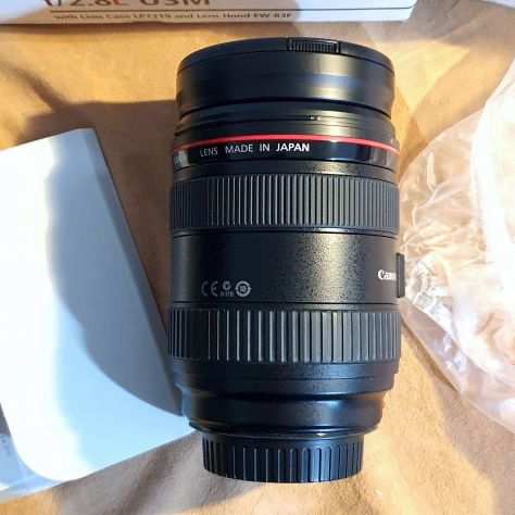 Canon Lens Ultrasonic 24-70mm f.2,8 L EF USM (nuovo inusato)
