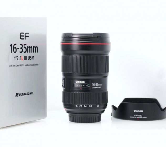 Canon Lens Ultrasonic EF 16-35 f2.8L III (Terza Versione) USM