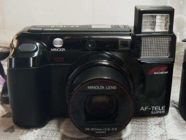 Canon, Nikon, Minolta, Pentax  lot of 4 cameras. Fotocamera reflex a obiettivo singolo (SLR)