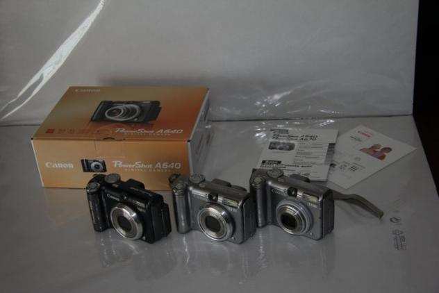 Canon Powershot A640 e A620 Fotocamera compatta digitale