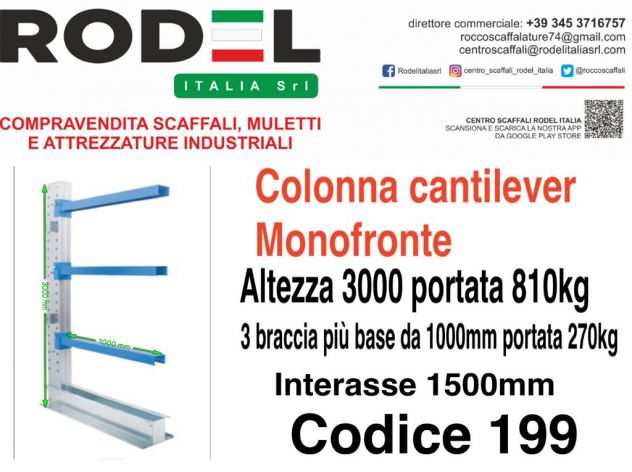 cantilever indipendenti