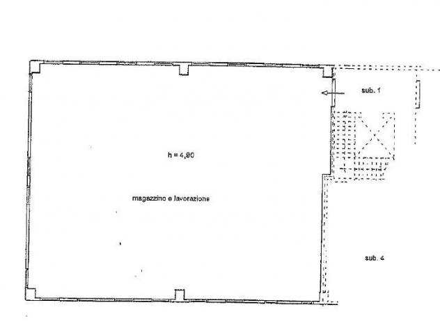 Capannone artigianale in vendita a OSPEDALETTO - Pisa 320 mq Rif 809537