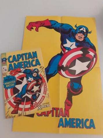 Capitan America n. 1 - con poster - Spillato - Prima edizione - (1973)