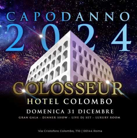Capodanno 2024 Hotel Colombo info 3391047611 Ingresso ore 23