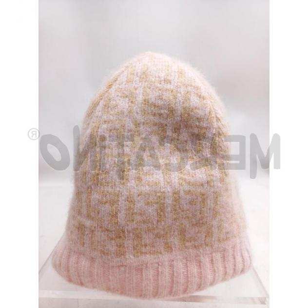 Cappello b fendi rosa monogram loghi fendi