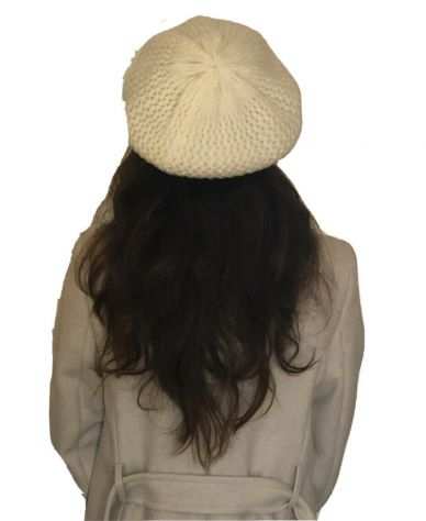 Cappello invernale Cuffia Carpisa bianco