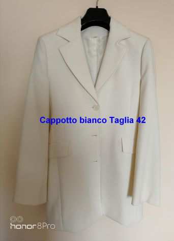 Cappotto bianco Taglia 42
