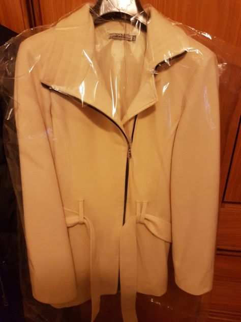 Cappotto bianco tg 4244 vintage anni 70