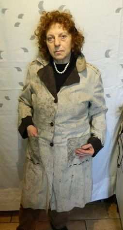 Cappotto donna in pelle 48