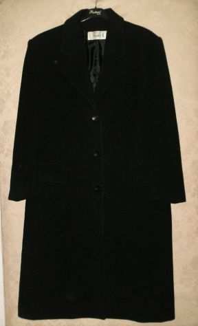 Cappotto donna nero Tg.50- Lana e Cashemere 75