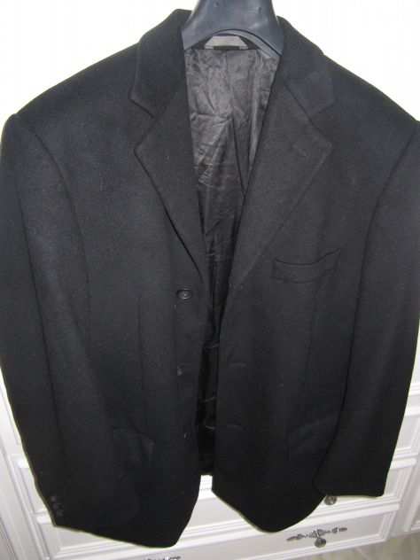 Cappotto Giacca nero in LanaCashmere