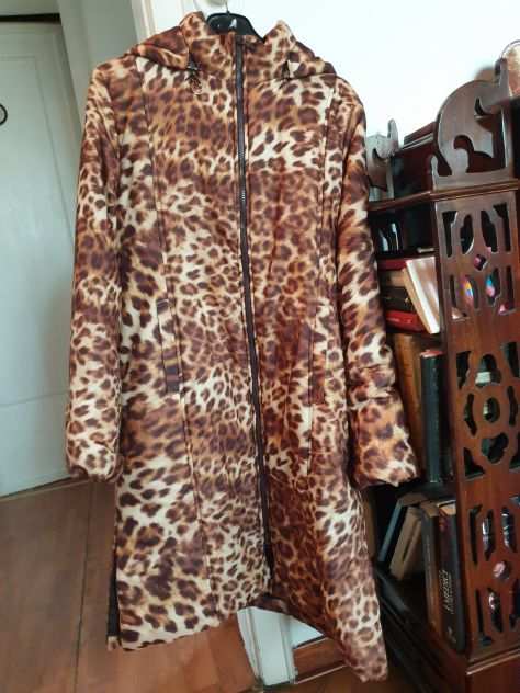 Cappotto in tessuto leopardo Club Voltaire tg 42