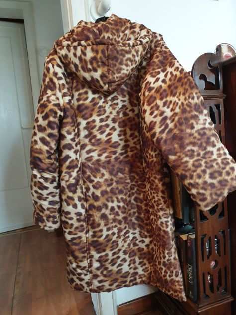 Cappotto in tessuto leopardo Club Voltaire tg 42