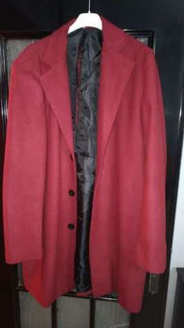 Cappotto Trench Medio-lungo Da Uomo rosso M-L