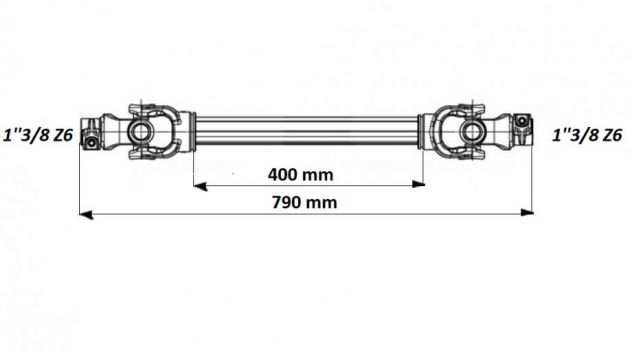 CARDANICO ECO 790mm 35-60HP STANDARD