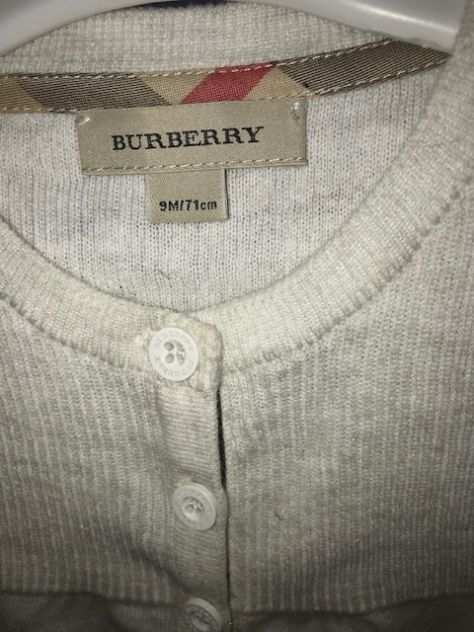 Cardigan maglia Burberry taglia 9 mesi 71 cm