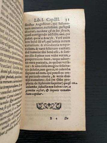 Cardinale Bellarmino Roberto - De gemitu columbae. Sive de biono lacrymarum. Libri tres. - 1617