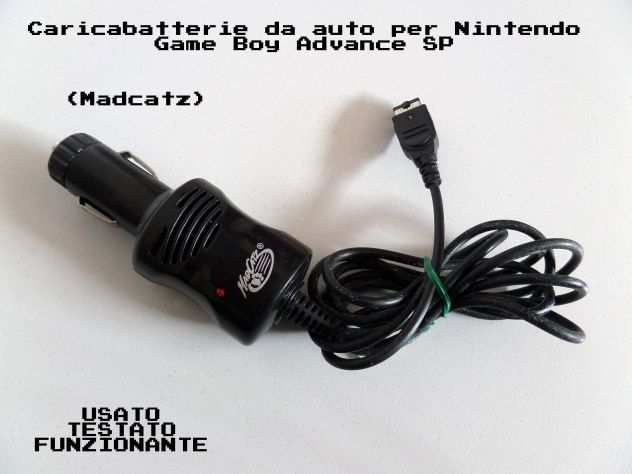 Caricabatterie da auto Nintendo Game Boy advance SP (madcatz)