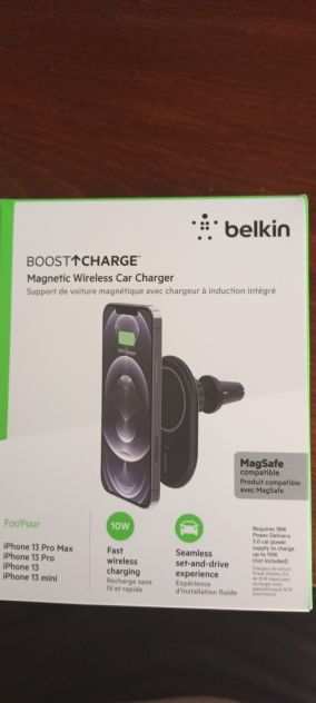 CARICABATTERIE WIRELESS PER AUTO BELKIN