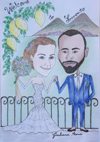 CARICATURE amp RITRATTI PER FESTE ED EVENTI matrimoni, comunioni, laure