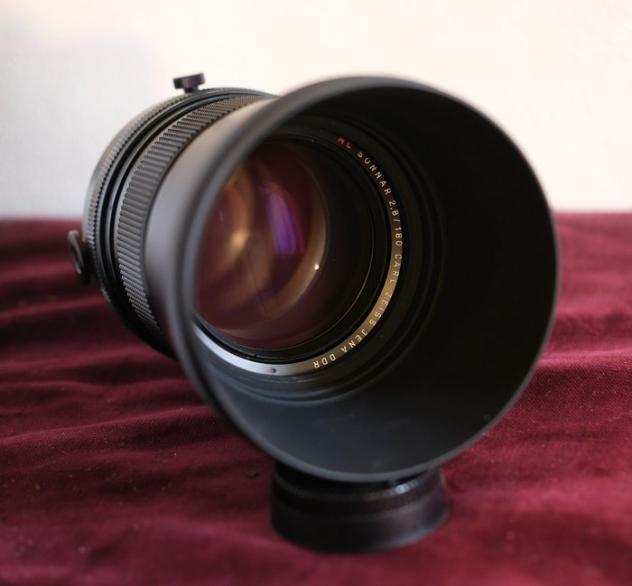 Carl Zeiss Jena Sonnar 180mm f2.8 per Pentacon six  Nikon Adapter  Teleobiettivo