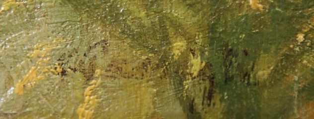 Carlo Passigli pittore olio su tavola Buoi