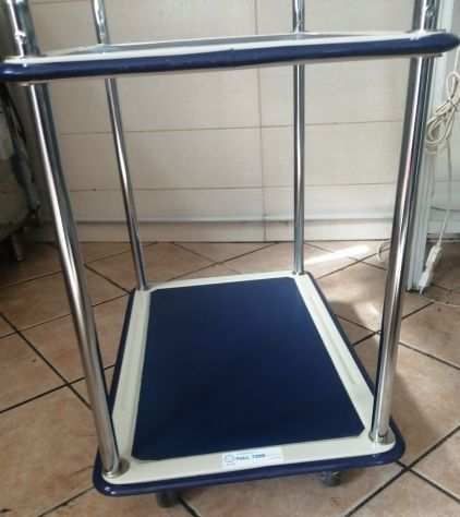 Carrello a 2 ripiani - Portata 120 kg - Manutan - usato