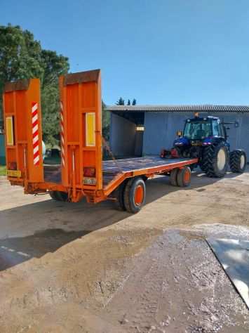 Carrello agricolo portata max 140 Q rampe idrauliche