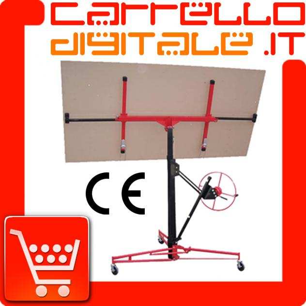 Carrello alzalastre solleva pannelli cartongesso -certificato CE