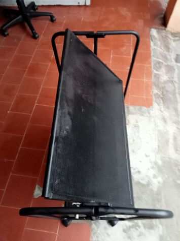 carrello pieghevole porta libri, console