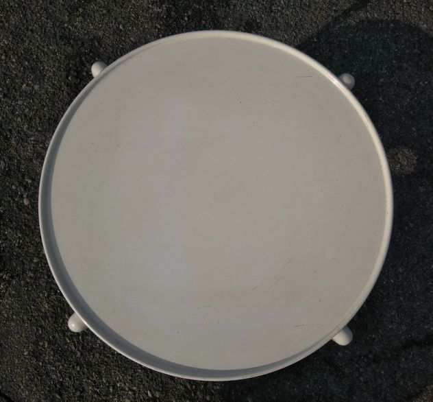 Carrello tavolino portabottiglie plastica bianca vintage (LEGGERE ANNUNCIO)