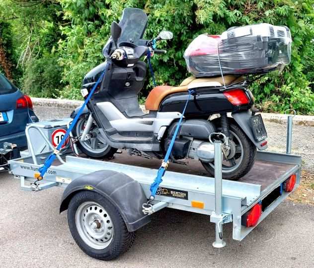 Carrellomoto Servizio Trasporto scooter vespe e cose fino a 550kg