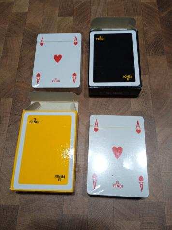 Carte da gioco (2) - Carte da Gioco Fendi 2 mazzi - Carta