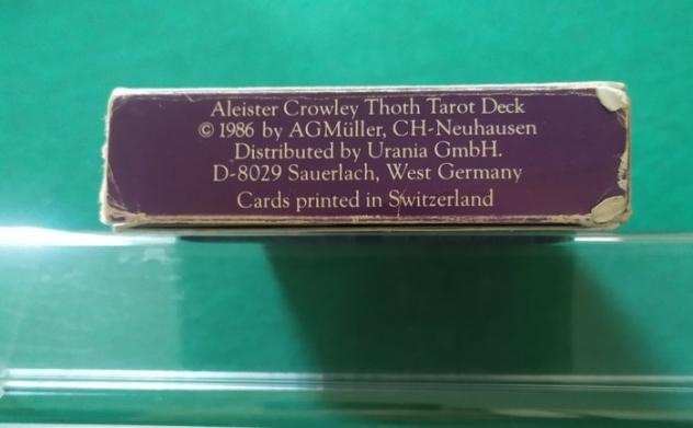 Carte da gioco - Thot Tarot large vintage Aleister Crowely -1986 Copyright AG. Muller