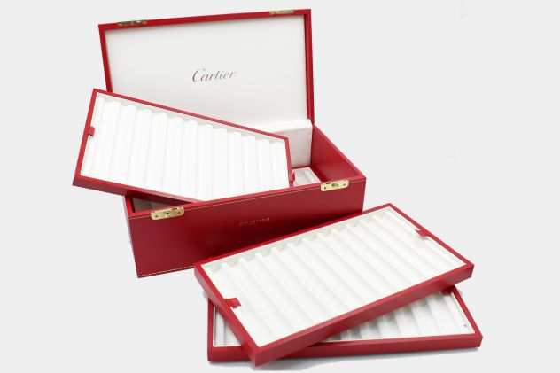 Cartier Cuvette Per Penne Originale 48 Posti Stylos Pens Nuovo Elegante Ref. 536