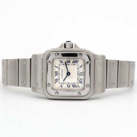 Cartier Santos Galbeacutee Acciaio Ref.03329 Cassa 24mm Quarzo Indici Romani