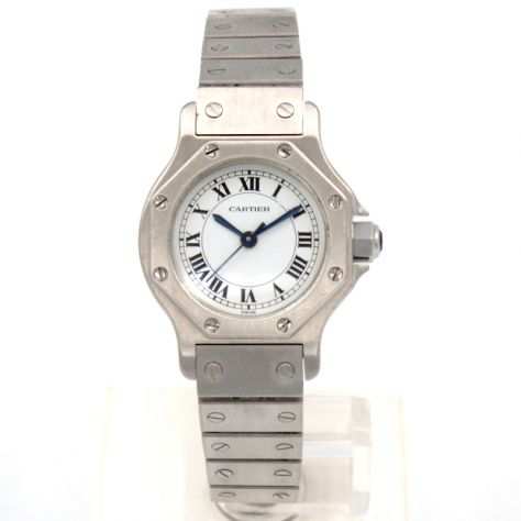 Cartier Santos Octagon Ref.187903 Acciaio Automatico Lady Watch