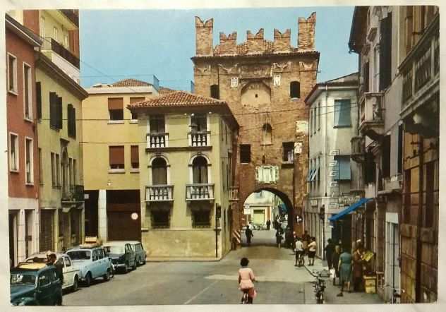 Cartolina non viaggiata Rovigo Porta S.Bartolomeo anni 70 come nuova