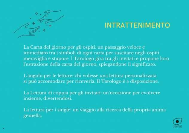 Cartomante e Tarologa quotLematquot per eventi feste matrimoni