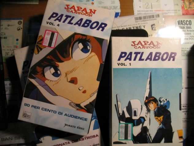 Cartoni Anime Patlabor VHS Originali