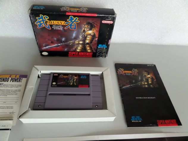 Cartuccia gioco Musya , Super Nintendo SNES NTSC (COMPLETA)