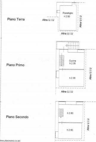 Casa semindipendente in vendita a BERGIOLA FOSCALINA - Carrara 70 mq Rif 1155799
