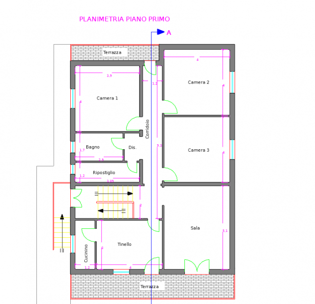 Casa singola in vendita a AVENZA - Carrara 250 mq Rif 1209375