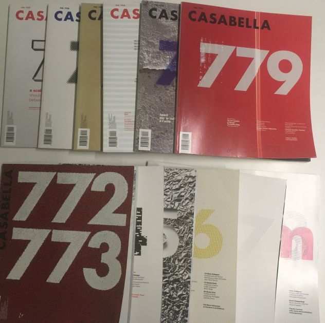 CASABELLA, annata 2009, 12 volumi