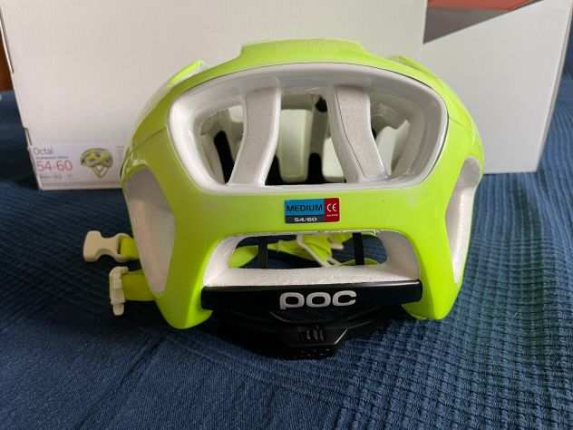 Casco bici POC OCTAL giallo fluo taglia size M (54-60 cm)