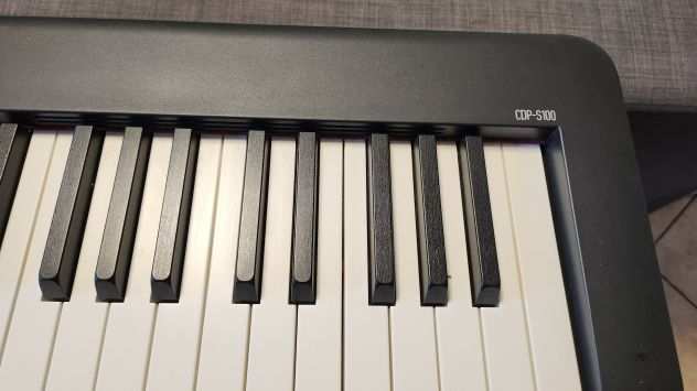 Casio CDP-S100 Pianoforte Digitale 88 Tasti Pesati, Nero