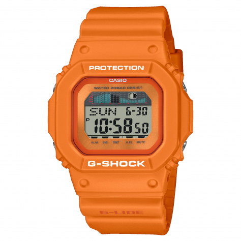 Casio G-Shock GLX-5600RT-4ER Arancione Indicatore delle Maree