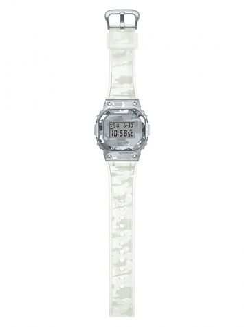 Casio GM-5600SCM-1ER G-Shock New Bianco Camouflage Cassa Acciaio